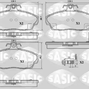 Betrouwbaar Remblokset Sasic 6216073