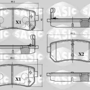 Remblokset Sasic 6216097 Alleen Vandaag