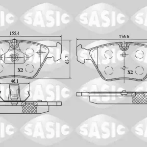 Remblokset Sasic 6216099 Hoge Kwaliteit