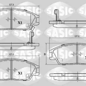 Remblokset Sasic 6216100 Alleen Vandaag