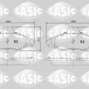 Favoriet Remblokset Sasic 6216111