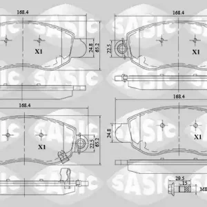 Remblokset Sasic 6216112 Betrouwbaar