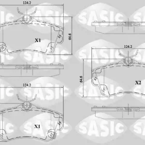 Remblokset Sasic 6216115 Geld-Terug-Garantie