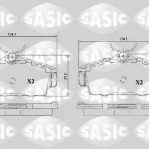 Remblokset Sasic 6216117 Flitsaanbieding