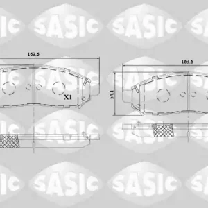 Dagaanbieding Remblokset Sasic 6216118