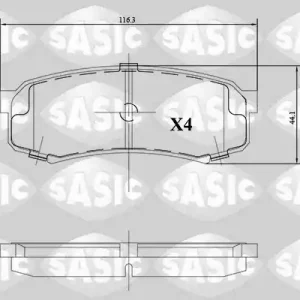 Remblokset Sasic 6216122 Betrouwbaar