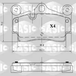 Remblokset Sasic 6216127 Laatste Versie