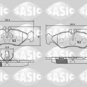 Remblokset Sasic 6216132 Koopje