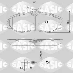 Topkwaliteit Remblokset Sasic 6216135