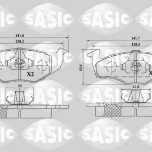 Koop Online Remblokset Sasic 6216145