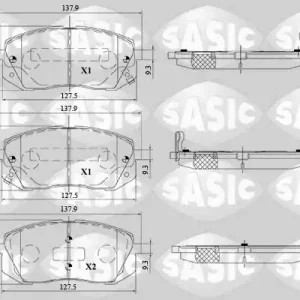 Geld-Terug-Garantie Remblokset Sasic 6216157