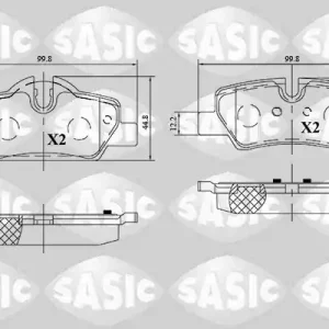 Remblokset Sasic 6216165 Limited Edition