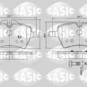 Remblokset Sasic 6216168 Veilige Betaling