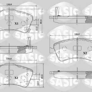 Remblokset Sasic 6216170 Speciale Aanbieding