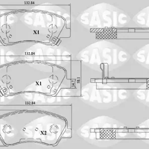 Remblokset Sasic 6216213 Trendy
