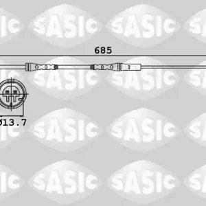 Goedkoop Slijtage indicator Sasic 6236009