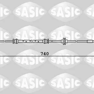 Slijtage indicator Sasic 6236027 Wereldwijde Verzending