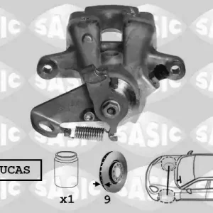 Beste Prijs Remzadel\\/remklauw Sasic 6500034