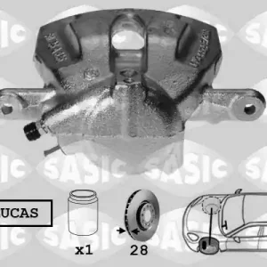 Betaalbaar Remzadel\\/remklauw Sasic 6500042