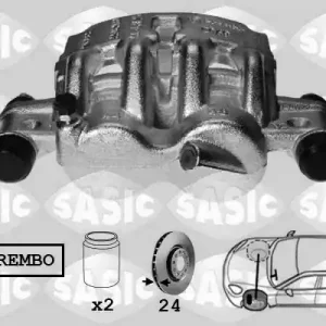 Actieprijs Remzadel\\/remklauw Sasic 6500058