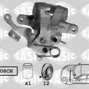 Topkwaliteit Remzadel\\/remklauw Sasic 6500069