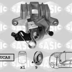 Weekendaanbieding Remzadel\\/remklauw Sasic 6506008