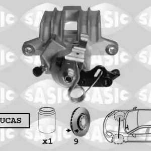 Topkwaliteit Remzadel\\/remklauw Sasic 6506009