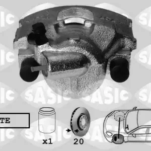 Garantie Inbegrepen Remzadel\\/remklauw Sasic 6506024