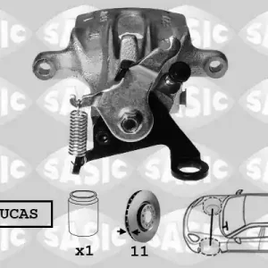 Gratis Verzending Remzadel\\/remklauw Sasic 6506028