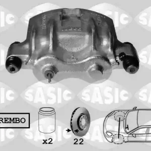 Beste Prijs Remzadel\\/remklauw Sasic 6506040