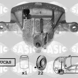 Beperkte Voorraad Remzadel\\/remklauw Sasic 6506144