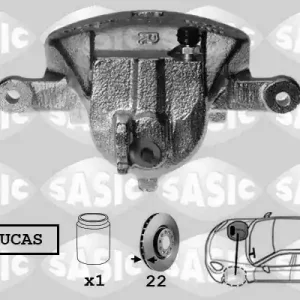 Plaats Bestelling Remzadel\\/remklauw Sasic 6506145