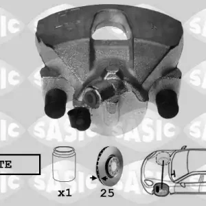 Gereduceerde Prijs Remzadel\\/remklauw Sasic 6506188