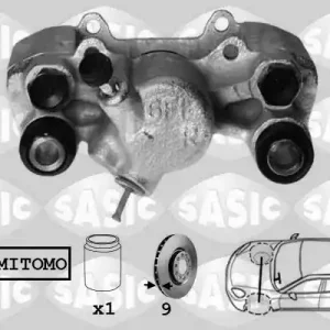 Plaats Bestelling Remzadel\\/remklauw Sasic 6506205