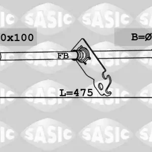 Professioneel Remslang Sasic 6606205