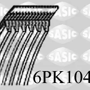 Poly V-riem Sasic 6PK1042E Professioneel