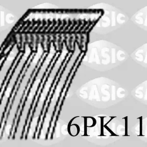 Ambachtelijk Poly V-riem Sasic 6PK1110