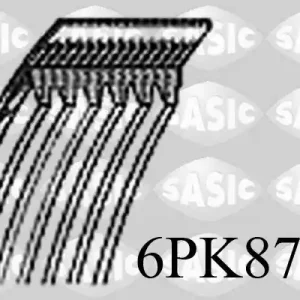 Laatste Versie Poly V-riem Sasic 6PK870