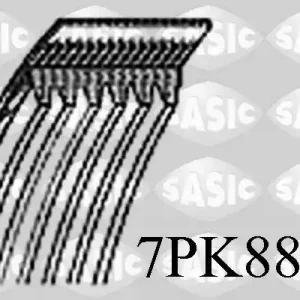 Poly V-riem Sasic 7PK880 Ambachtelijk