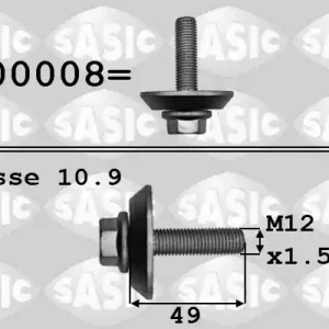 Actieprijs Krukaspoelie bout Sasic 8700008