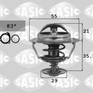 Thermostaat Sasic 9000331 Populair