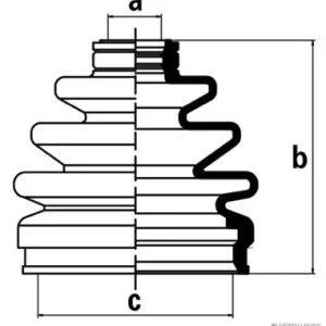 Aandrijfashoes Herth+Buss Jakoparts J2860304 Garantie Inbegrepen