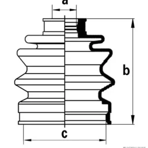 Aandrijfashoes Herth+Buss Jakoparts J2860307 Favoriet