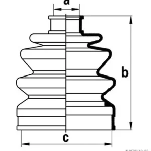Aandrijfashoes Herth+Buss Jakoparts J2860504 Groothandel