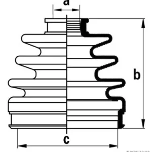 Nieuw Aandrijfashoes Herth+Buss Jakoparts J2860506