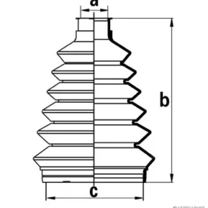 Plaats Bestelling Aandrijfashoes Herth+Buss Jakoparts J2860905