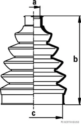 Aandrijfashoes Herth+Buss Jakoparts J2860908 Veilige Betaling