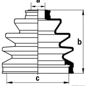 Aandrijfashoes Herth+Buss Jakoparts J2861001 Aanbieding