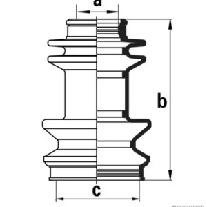 Aandrijfashoes Herth+Buss Jakoparts J2861010 Uitverkoop
