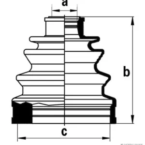 Aandrijfashoes Herth+Buss Jakoparts J2861017 Nieuw